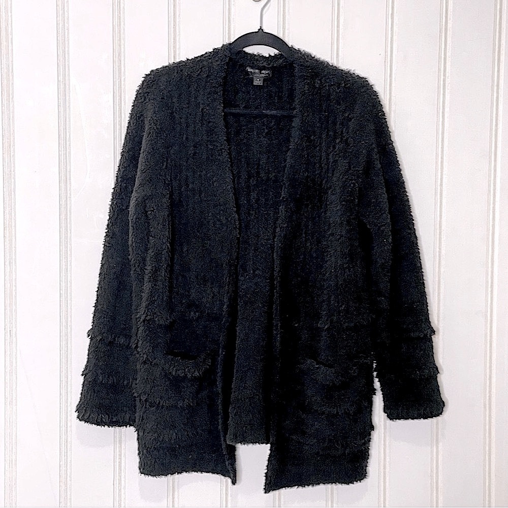 Barefoot Dreams CozyChic Boardwalk Fringe Cardigan 223